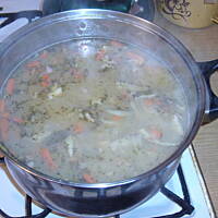 Flaczki z boczniaków Megi