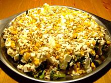 Fot. frankafiranka, Brokuły z fetą i kukurydzą