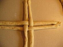 Fot. aloiram, Koszyk wielkanocny - drożdżowy