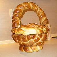 Koszyk wielkanocny - drożdżowy