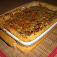 Placek cebulowo-porowy