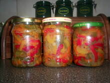 Fot. gitan, sałatka z papryki - kolorowa  na zimę