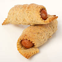 Parówki w żytnich tasiemkach