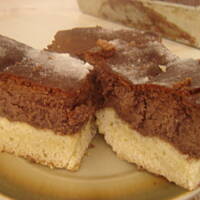 Sernik kakaowy  na kruchym spodzie