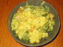 Fot. arabis, Warzywne curry z jogurtem