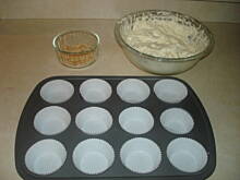 Fot. AqqiE, babeczki serowe z polewa jagodowa