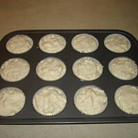 babeczki serowe z polewa jagodowa