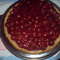 tort kawowo - wisniowy