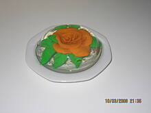 Fot. mariateresa, Róża  w  krysztale