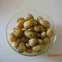 Aromatyczne  ziemniaczki -  orzeszki