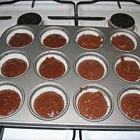 Czekoladowo siakieś muffinki bez jajek