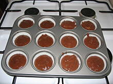 Fot. arabis, Czekoladowo siakieś muffinki bez jajek