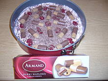 Fot. niebieska-różyczka, Torcik smietankowo-wiśniowy mamy