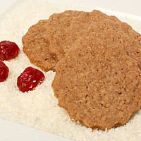 Kruche ciasteczka kokosowo-owsiane