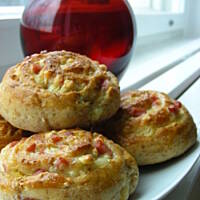 Bulki z otrebami i lazurem - zdrowe i pyszne