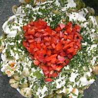 Salatka z matjasow - od Grazynki