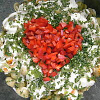 Salatka z matjasow - od Grazynki