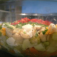 Salatka z matjasow - od Grazynki