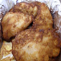 piersi z kurczaka w wyrazistej panierce