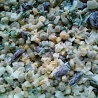 Sałatka  meksykańska z ogórkami kiszonymi