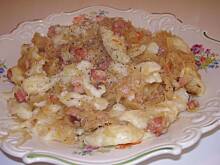 Fot. krysta, Kluski kładzione z kapustą