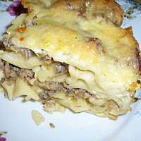 Zapiekanka z makaronem wg Różyczki