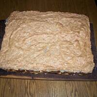 Placek kokosowo - orzechowy