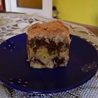 Placek kokosowo - orzechowy