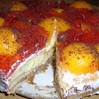 Torcik jogurtowo-owocowy wg Różyczki