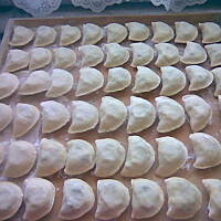 Pierogi z soczewicą i mięsem