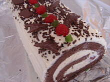 Fot. kamila1234, Rolada kakaowa z masą ajerkoniakową