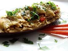 Fot. nutella, Bakłażan faszerowany warzywami