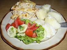 Fot. niebieska-różyczka, Mintaj zapiekany wg Różyczki