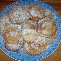 Jablka smazone w ciescie