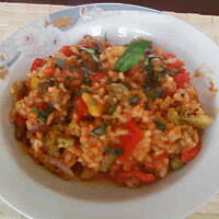 Risotto kolorowe i aromatyczne