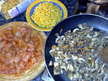 Fot. bazylka, Szybkie danie z makaronu