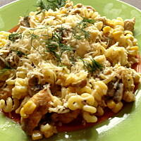 Szybkie danie z makaronu