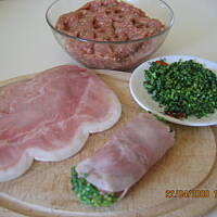 Mielone wałeczki w szynce