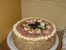 Fot. makusia, Tort  orzechowo- czekoladowo-kokosowy  makusi