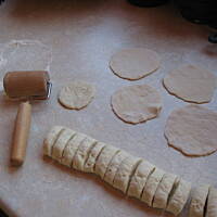 Pierogi z serem i jabłkiem