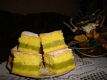 Fot. yette, biszkopt z rabarbarem