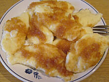 Fot. niebieska-różyczka, Kluseczki śmietankowe kładzione Różyczki