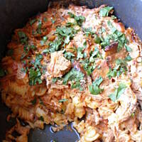 szybka zapiekanka makaronowo-mięsna