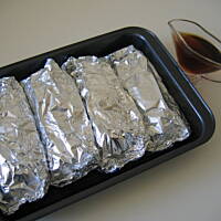 Żeberka  grillowo -  grzybowe