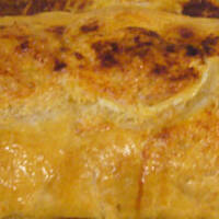 Rolada mięsna w cieście francuskim Różyczki