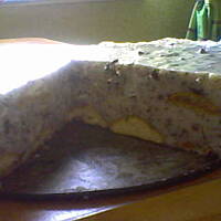 Torcik z kremem stracciatella