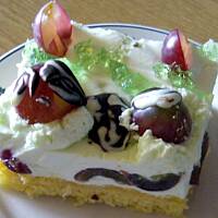 Ciasto winogronowe Różyczki