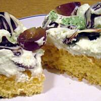 Ciasto winogronowe Różyczki