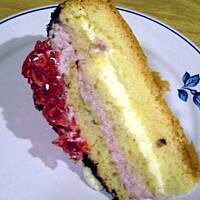 Tort szybki waniliowo-porzeczkowy Różyczki