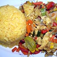 Ryż curry z warzywami